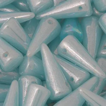 Korálek CZ Korálek mačkaný SPIKE 13/5mm modrá listr