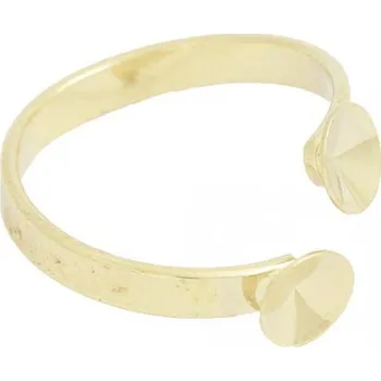 Prsten Crystal-ZONE Prsten Rivoli 2x6mm gold plating 24kt