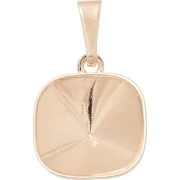 Přívěsek Crystal-ZONE Přívěsek rovně Square 10mm rose gold