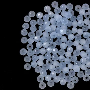 Korálek EU Broušené korálky slavík 3/2mm opál light sky blue (4g)