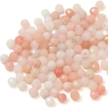 Drahý kámen Opál růžový broušený 3mm (1ks)