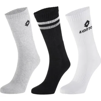 Pánské ponožky Ponožky Lotto CHAMPION 3P 39-42 Černá, Bílá, Šedá