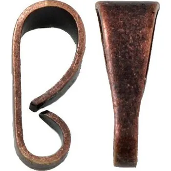 Materiál na výrobu šperku Crystal-ZONE Šlupna 8/3 Stará měď