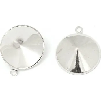 Přívěsek CZ Přívěsek Rivoli 12mm chirugická ocel