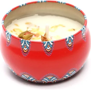 Svíčka Magieprirody.cz Vonná sojová svíčka v plechové dóze s vůní kokosu #SV110