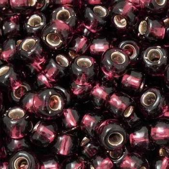 Korálek TOHO Co., Ltd. TOHO Round 6/0 Silver/Amethyst Lined