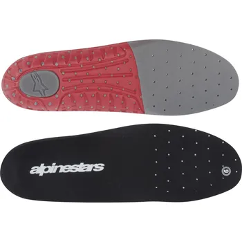 Moto obuv ALPINESTARS vložky pro boty TECH 7 šedé/červené pár - 44,5