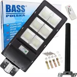 Solární pouliční lampa s pohybovým senzorem a dálkovým ovládáním, 160 W, 440 LED 5918 BASS