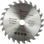 Pilový kotouč na dřevo 250x32x24T G00144 GEKO