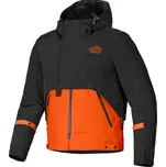 ALPINESTARS bunda MOOTANT WATERPROOF PARKA černá/oranžová fluo 2026 - L