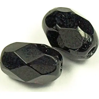 Korálek CZ Korálek broušený OLIVA 7/5mm černá