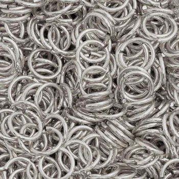 Materiál na výrobu šperku Crystal-ZONE Spojovací kroužek 12mm platina 3g