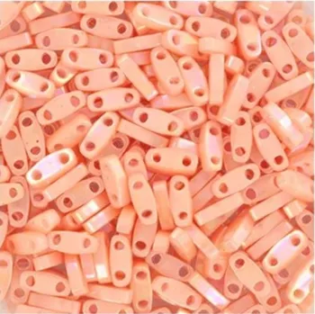 Korálek Miyuki Quarter Tila 5/1,2mm opaque luster tea rose (QTL-596)