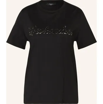 Dámské tričko Weekend Max Mara Dámské Tričko Vello S Flitry, černá, 34