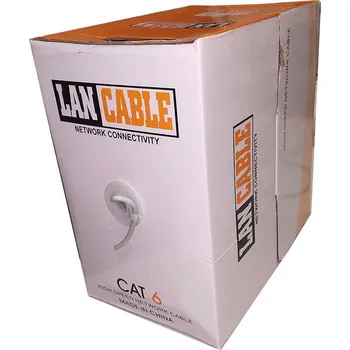 Síťový kabel Kabel UTP Cat6 4páry, drát Cu 0,57, materiál CU/LSZH, balení 305m