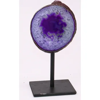 Přírodní kámen Magieprirody.cz Achát drúza na stojánku 1320g Top kvalita #ATS020