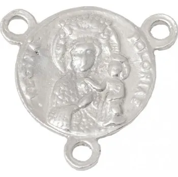 Materiál na výrobu šperku CZ Madonka 15mm platina