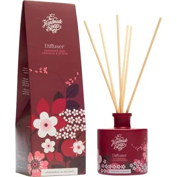 Aroma difuzér The-Handmade-Soap Collection Coriander-Seed,-Geranium-VetiverRákosový vonný difuzér 200 ml (3&nbsp;950,00 Kč / 1 l)