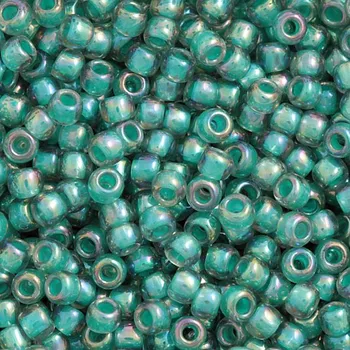 Korálek TOHO Co., Ltd. TOHO Round 11/0 Rainbow Light Sapphire Lined Teal
