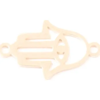 Materiál na výrobu šperku EU Mezidíl ruka Fatima 20/12mm chirurgická ocel rose gold