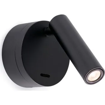 Bodové svítidlo FARO BOC nástěnná lampa na čtení, černá - FARO FARO 62708