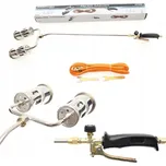 Střešní plynový hořák dvojitý + 3m hadice KD10305 KRAFT&DELE