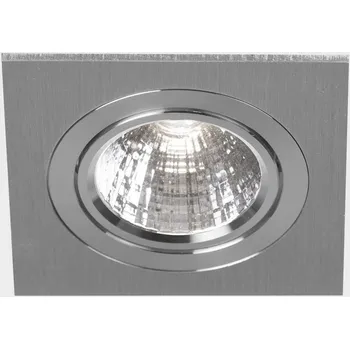Koupelnové svítidlo KOHLLIGHTING REBECCA SQ zapuštěné svítidlo s rámečkem hliník 10 W 3000K PUSH - KOHL-Lighting KHL K53271.01.RF.ALUMN.20.ST.9.30.PU