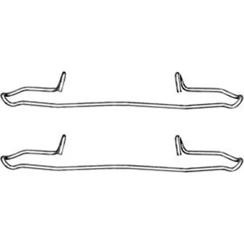 Přislušenství brzdového systému Sada příslušenství, obložení kotoučové brzdy TRW PFK349