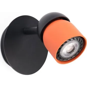Bodové svítidlo FARO COCO nástěnná lampa, černá/terakota, 1L - FARO FARO 40663