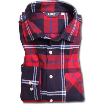 Pánská košile LUIZ Pánská flanelová košile Bruno prodloužený 180 Velikost: 42