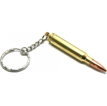 Přívěsek Přívěsek na klíče z náboje .223 Remington - zlatý