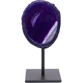 Přírodní kámen Magieprirody.cz Achát drúza na stojánku 2100g Top kvalita #ATS032