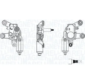 Motorek stěrače a odstřikovače Motor stěračů MAGNETI MARELLI 064342004010