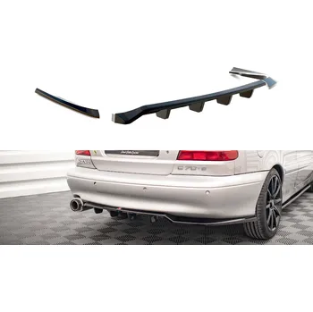 Auto-moto Maxton Design středový spoiler pod zadní nárazník s žebrováním pro Volvo C70 Mk1, plast ABS bez povrchové úpravy SLEVA 5%