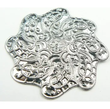 Materiál na výrobu šperku CZ Filigrán 30mm platina