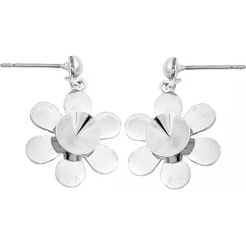 Náušnice Crystal-ZONE Náušnice bimbací LUX Rivoli 8mm rhodium