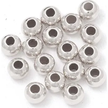 Materiál na výrobu šperku EU Kulička 2,5mm Ag925 0,03g rhodium