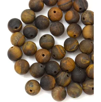 Drahý kámen Tygří oko 8mm matné (1ks)