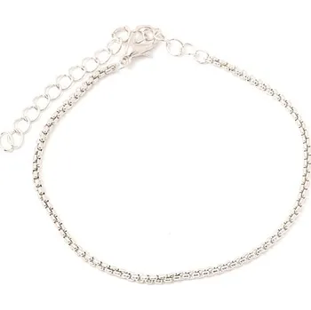 Náramek Crystal-ZONE Náramek SNAKE 2mm rhodium