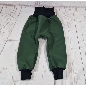 Chlapecké kalhoty Yháček Softshellové kalhoty s beránkem Yháček, khaki Velikost: 116