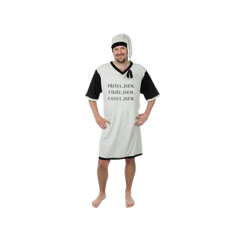 Pánská noční košile Noční košile - Přišel, jsem, viděl jsem Barva: Šedá, Velikost: XXXL