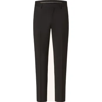 Pánské kalhoty Boss Pánské Oblekové Kalhoty H-Genius Slim Fit, černá, 52