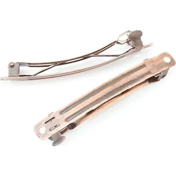 EU Vlasová francouzská spona 69mm stará měď