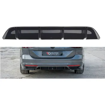 Auto-moto Maxton Design vložka zadního nárazníku pro Volkswagen Passat Mk8 (B8), černý lesklý plast ABS SLEVA 5%