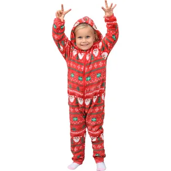 Dětská móda Textilomanie CHRISTMAS ONESIE červený - různé velikosti 122 - 128