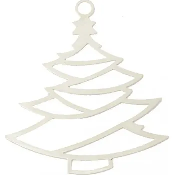 Materiál na výrobu šperku CZ Filigrán STROMEČEK 48/42mm Ag+clear