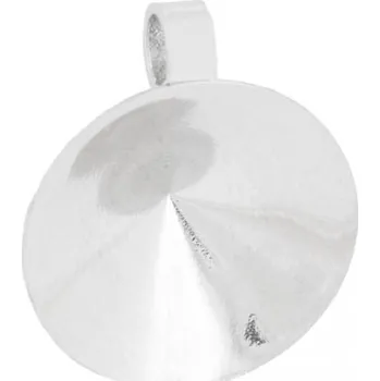 Korálek Crystal-ZONE Přívěsek trubička Rivoli 12mm rhodium