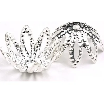 Materiál na výrobu šperku CZ Kaplík 13x6mm stříbro