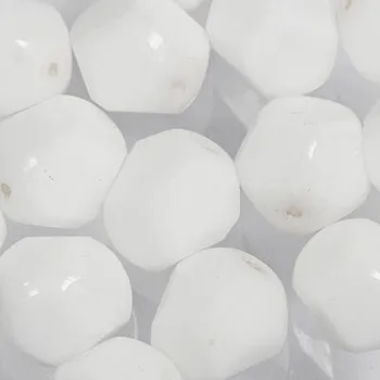 Korálek CZ Korálek broušený BRAMBORA 12/10mm bílá