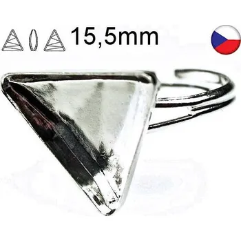 Prsten Crystal-ZONE Prsten na Delta 4717 15,5mm rhodium